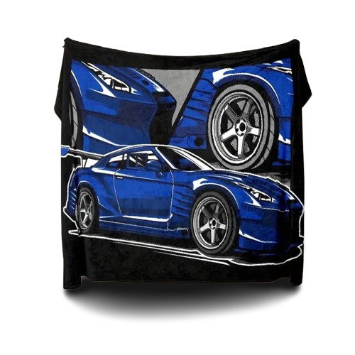 JDM GTR Style Fleece Blanket