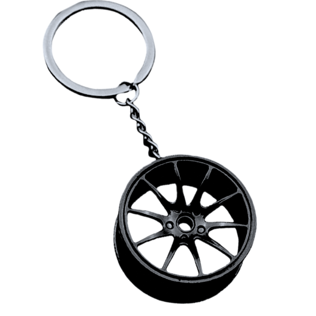 Tuner Rim Keychain