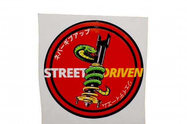 Street Driven Badge Sticker