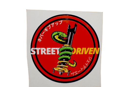 Street Driven Badge Sticker