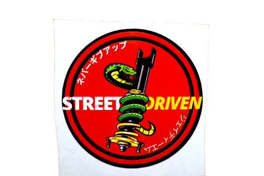 Street Driven Badge Sticker