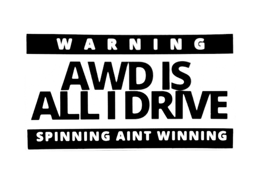 AWD is ALL I Drive Sticker