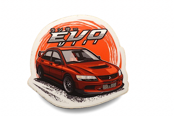 Mitsubishi EVO8 Sticker