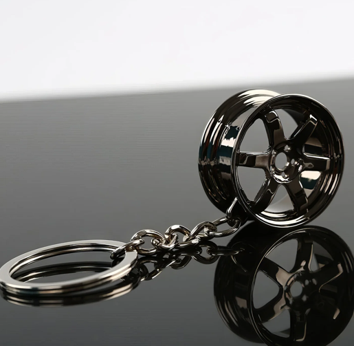 JDM Te37 Rim Keychain