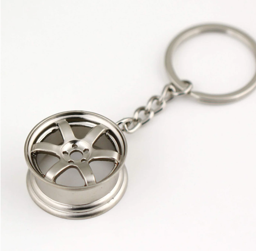 JDM Te37 Rim Keychain